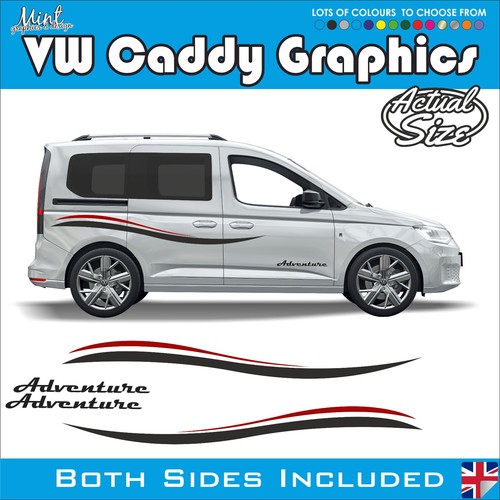 Caddy side stripes sport - vw,