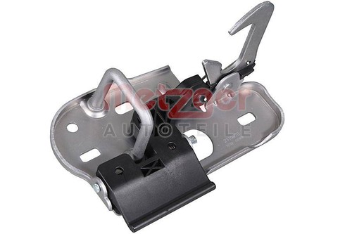 Metzger locking hook hood lock