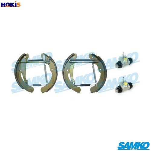 Brake shoe set - keg612, for