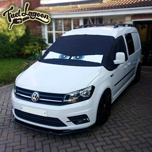 Caddy front window screen - vw,