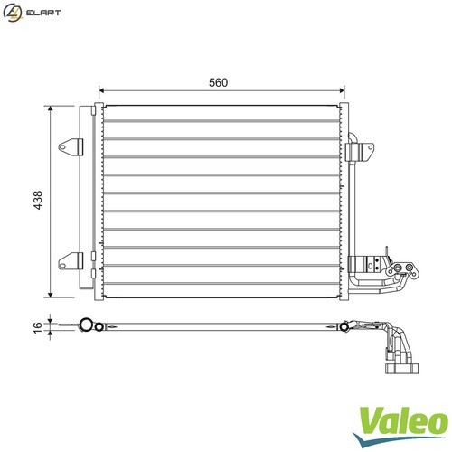 Condenser air conditioning - condenser,