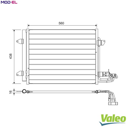 Condenser air conditioning - condenser,
