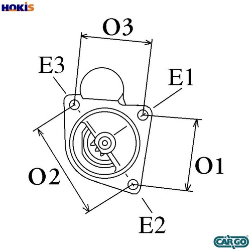Starter 032 114 - for, vw