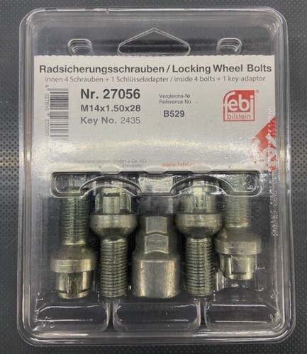 Febi locking wheel bolts - bolts, for