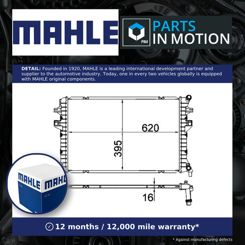 Radiator fits caddy mk5 5 - vw, 1.5